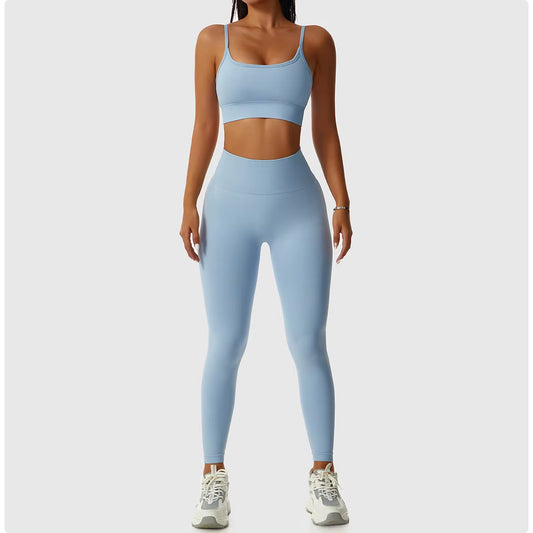 Women Gym Fitness Sets Wholesale Athletic Wear Workout Clothing Activewear Seamless Women Active Wear Yoga Set